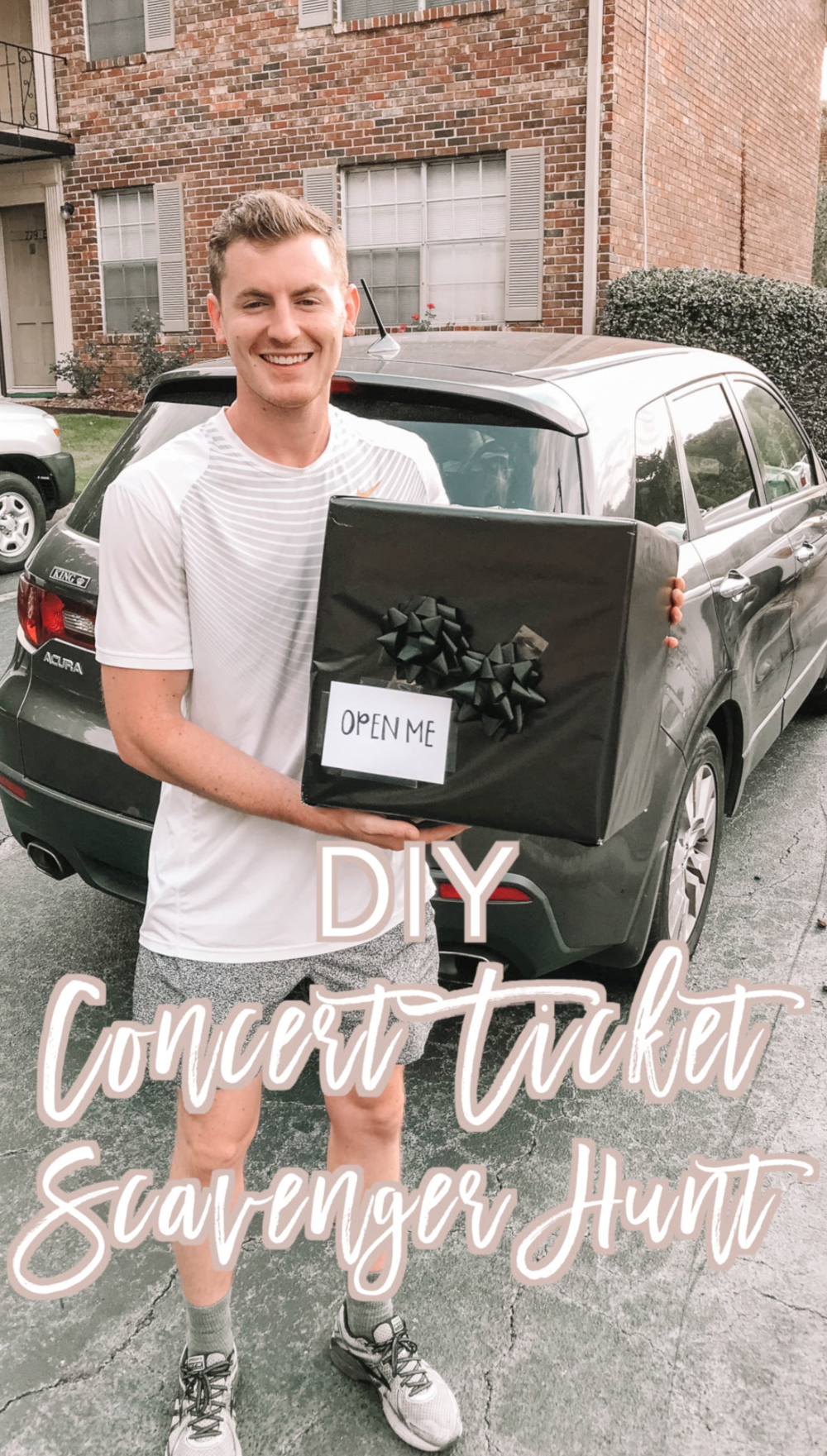 DIY CONCERT TICKET SCAVENGER HUNT