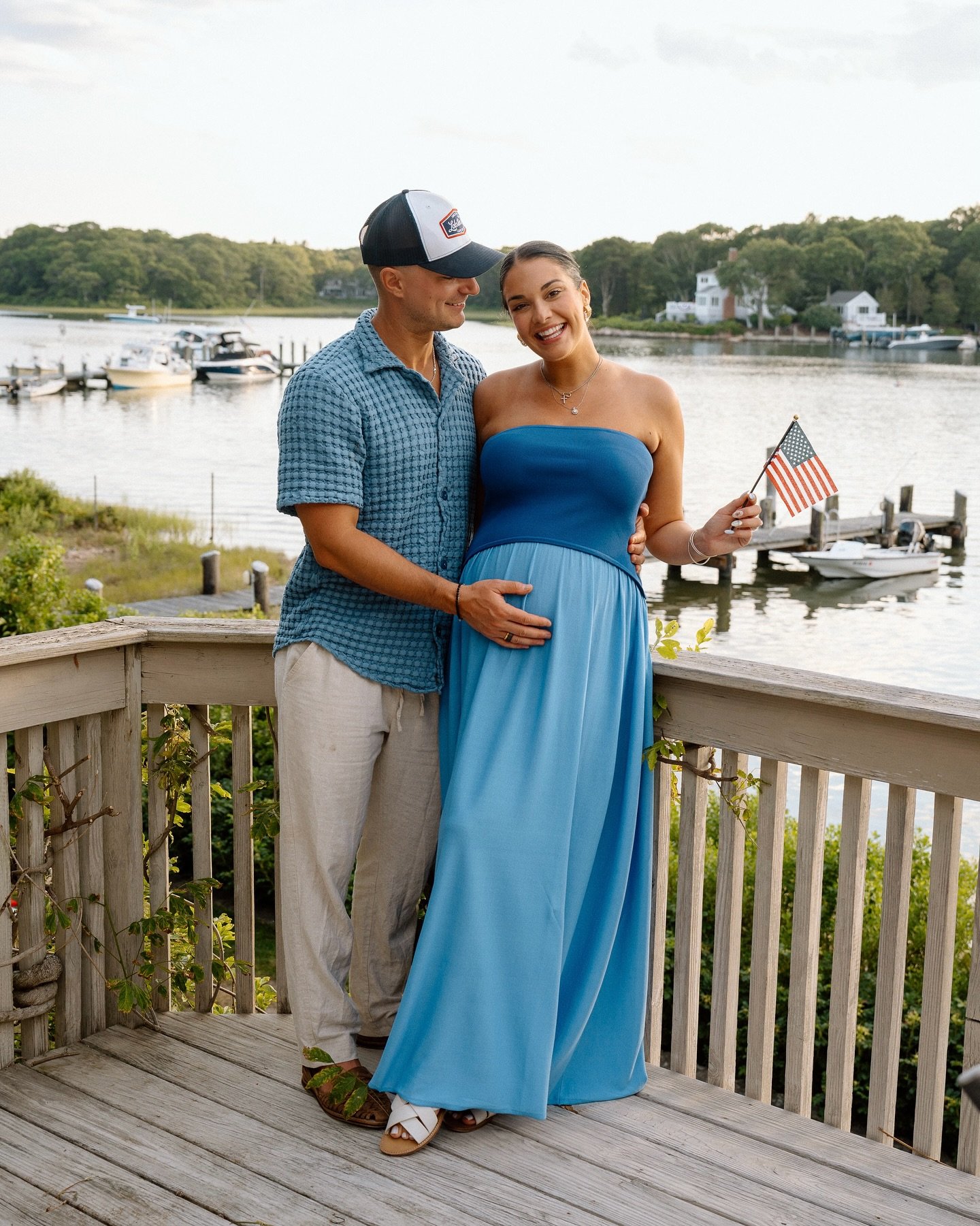 Last 4th of July before our little man joins the crew💌⚓️🇺🇸