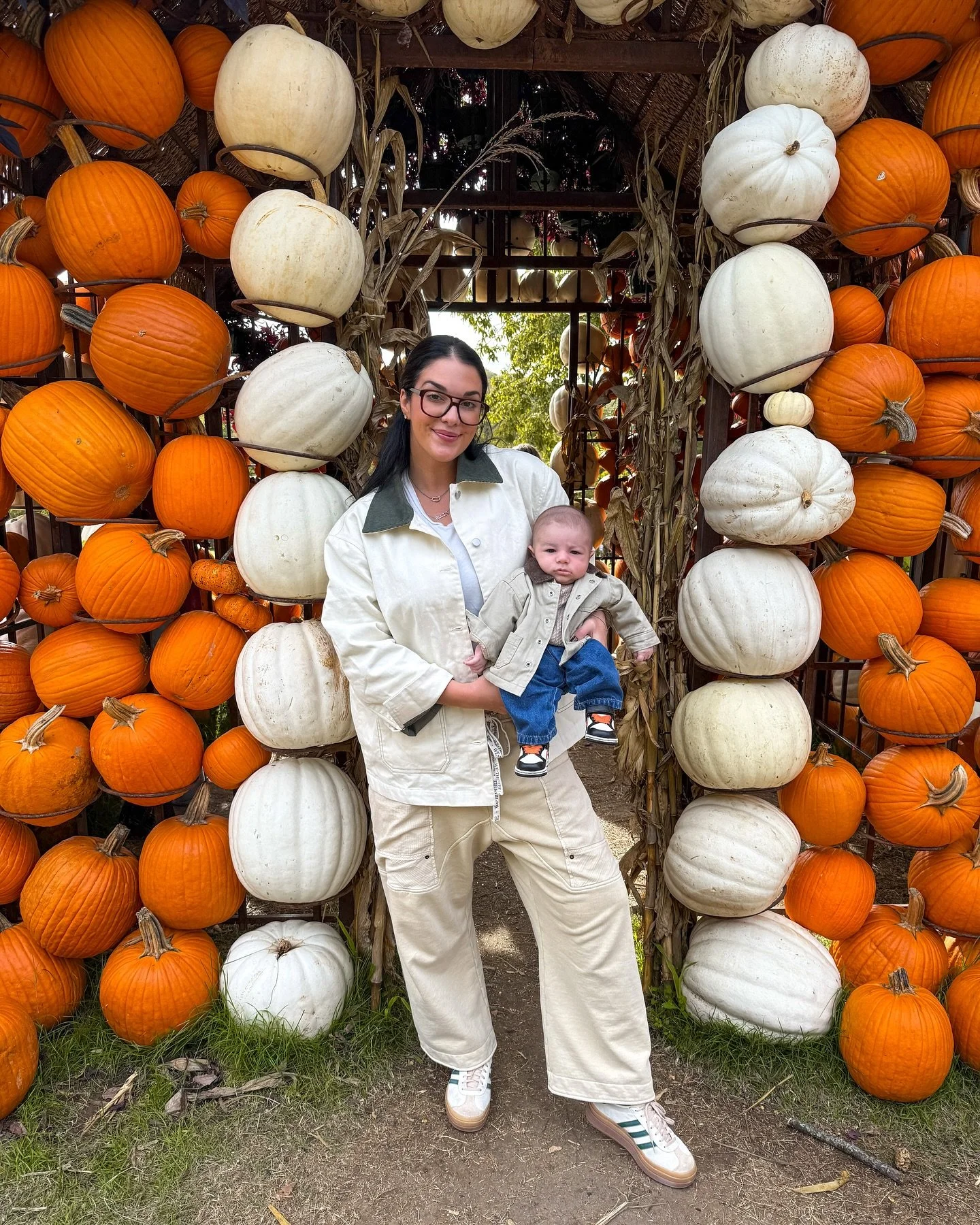 pumpkin patch with our baby boo🎃🌾