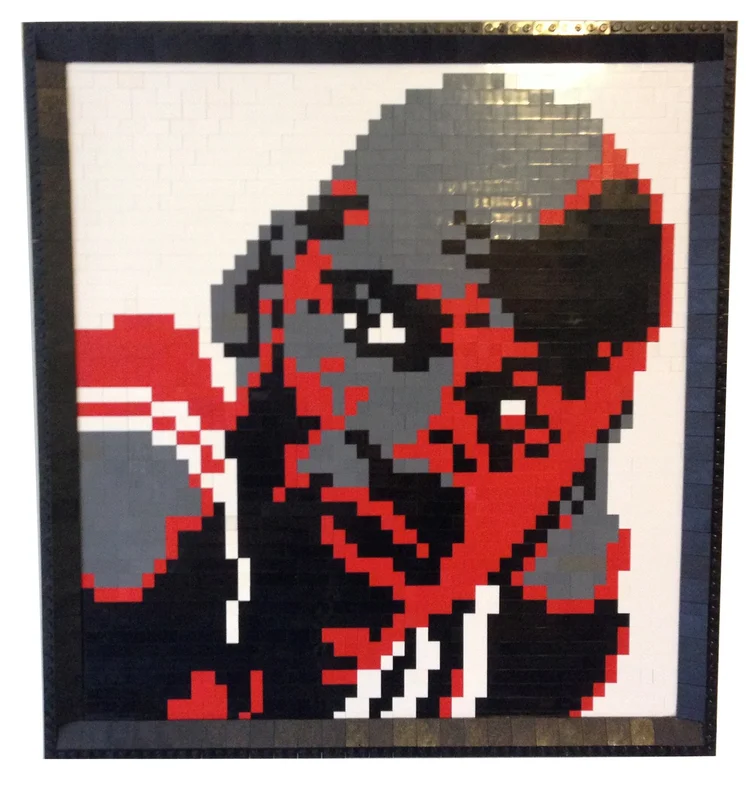 MJ lego portrait