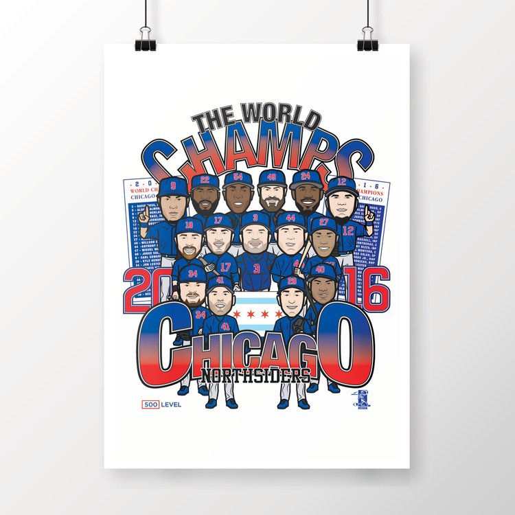 Cubs Poster Mockup Psd