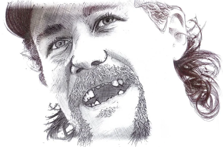 duncan keith sketch bnw