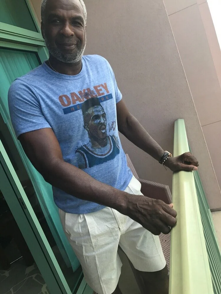 Charles Oakley Wearing the Work