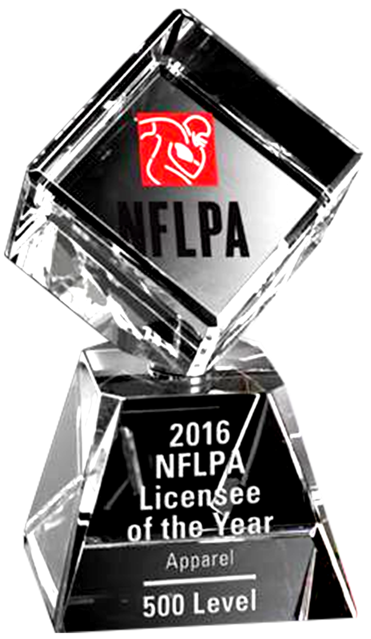 NFLPA Licensee of the Year trophy