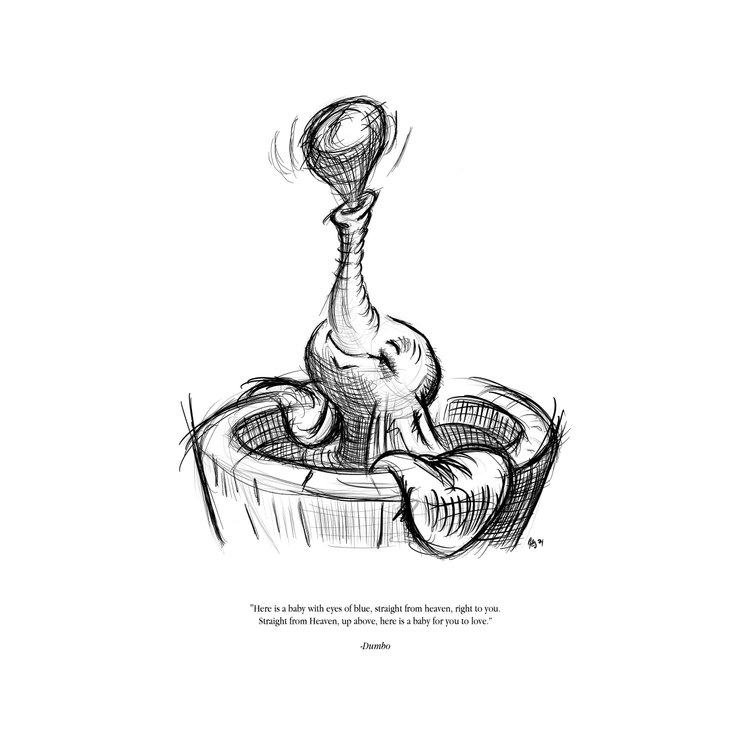 Dumbo — Drawing for Andre