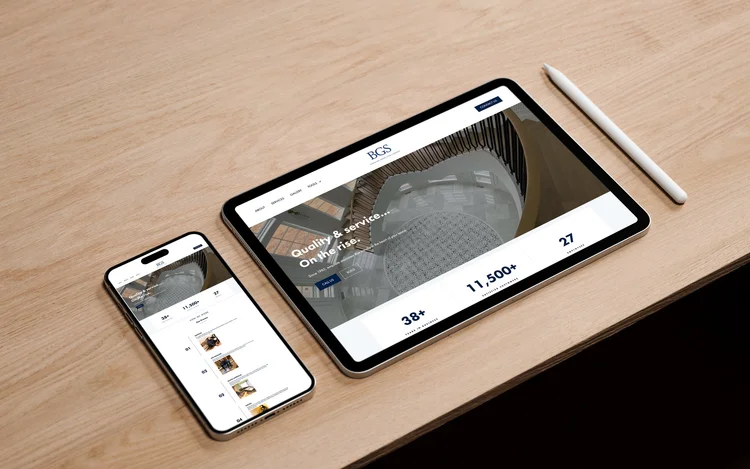 BGS — iPad Pro & iPhone Mockup