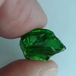 The stone before cutting.