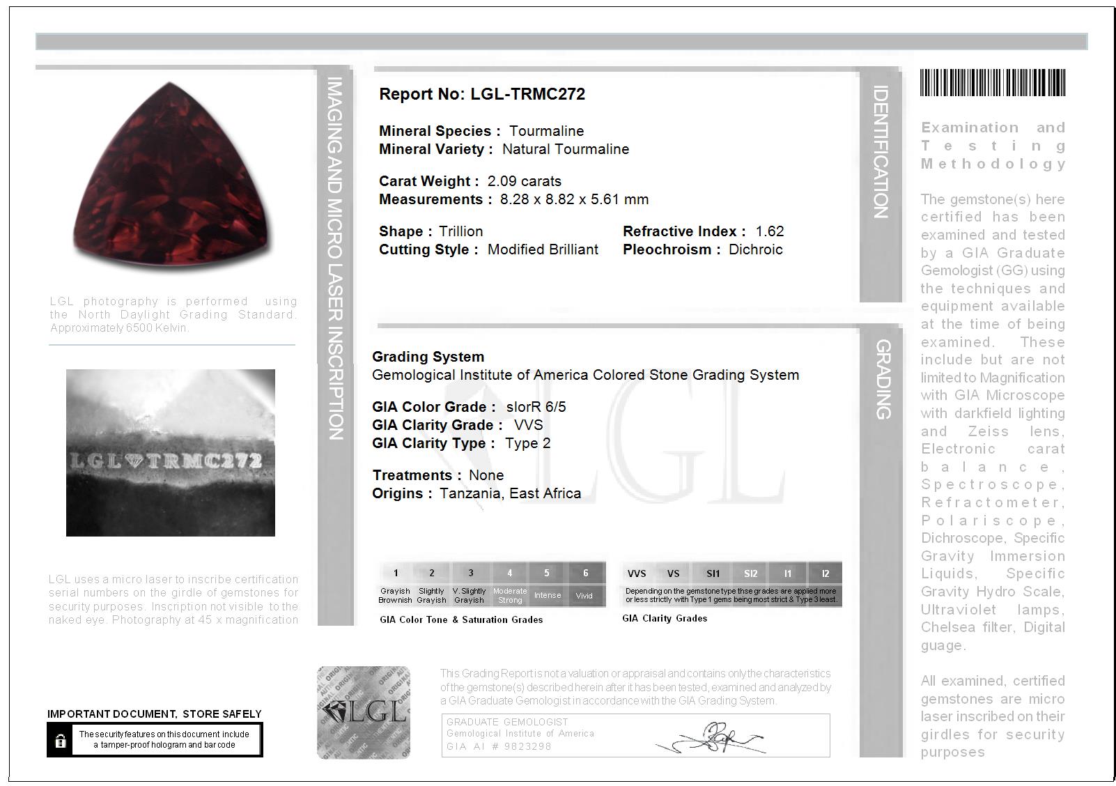 Gem Certificate