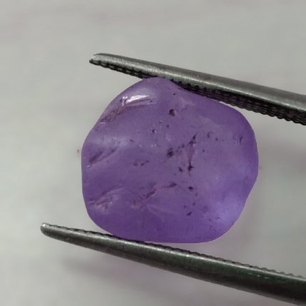 Colour Change Sapphire rough before cutting and faceting