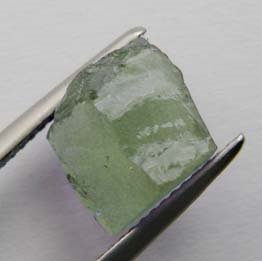 This Tanzanite rough before cutting