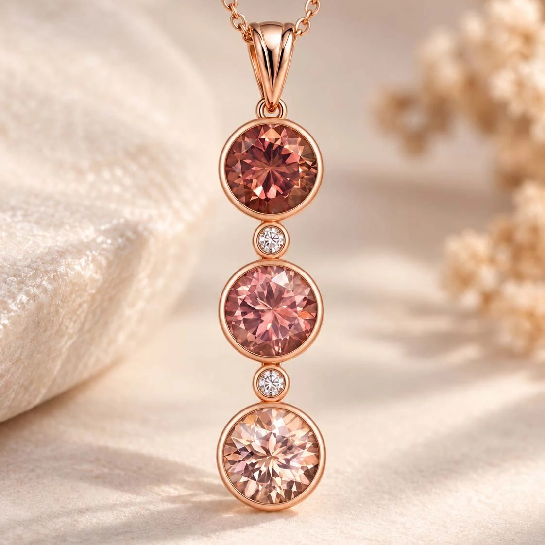 zircon necklace concept