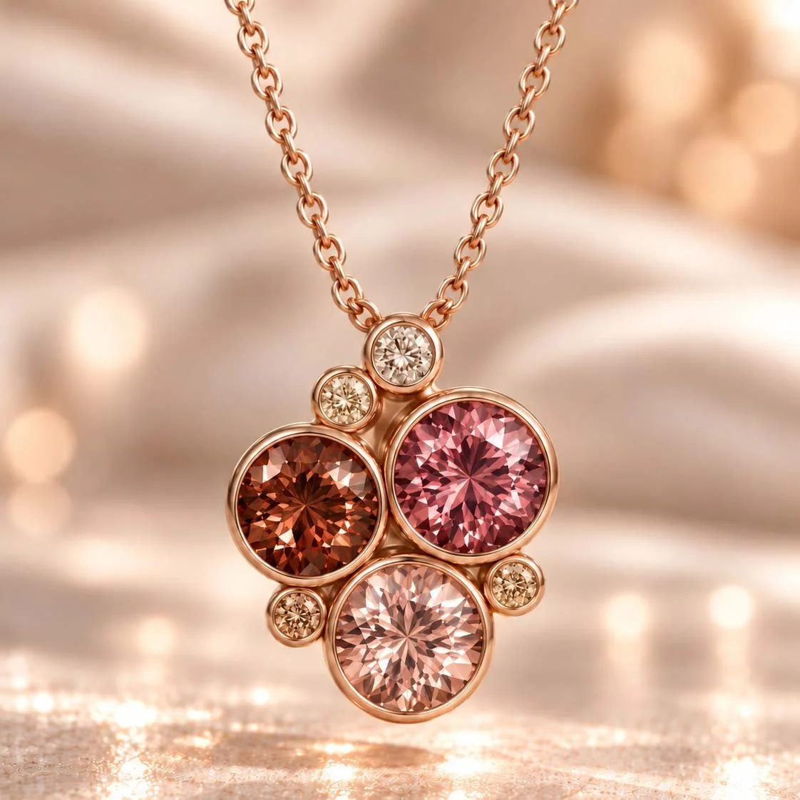 zircon necklace concept