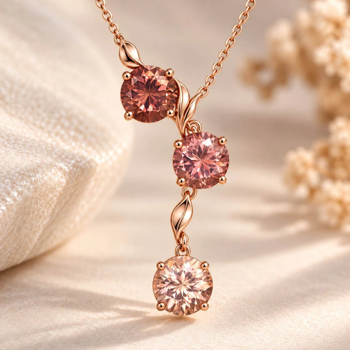 zircon necklace concept