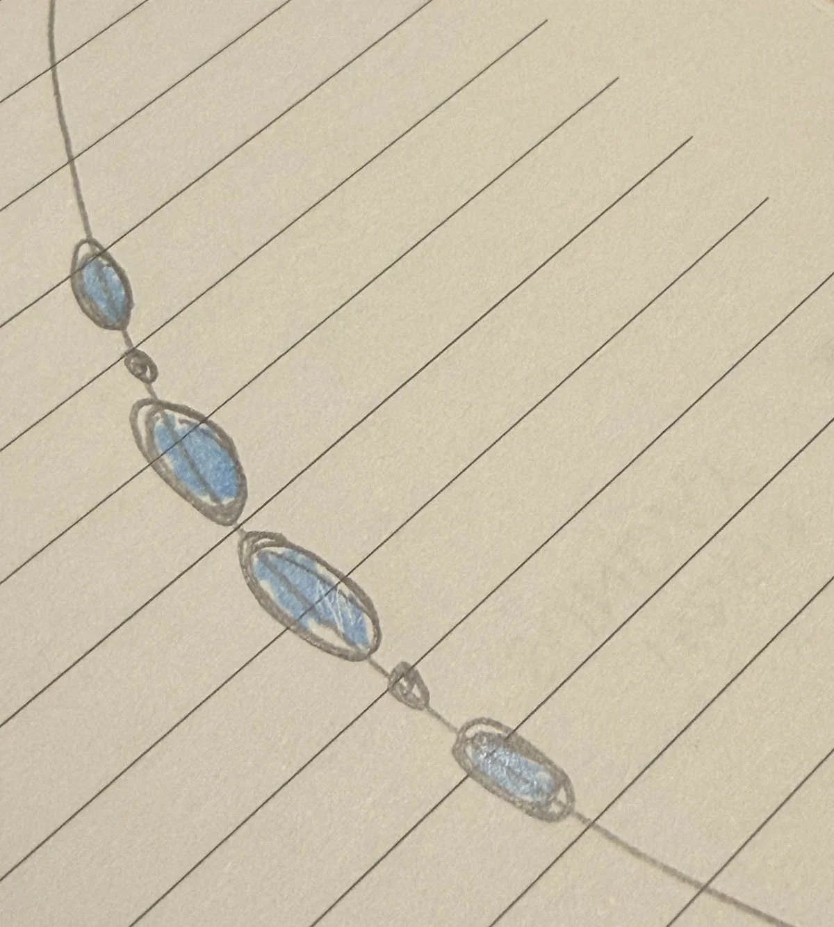 My initial jewellery sketch