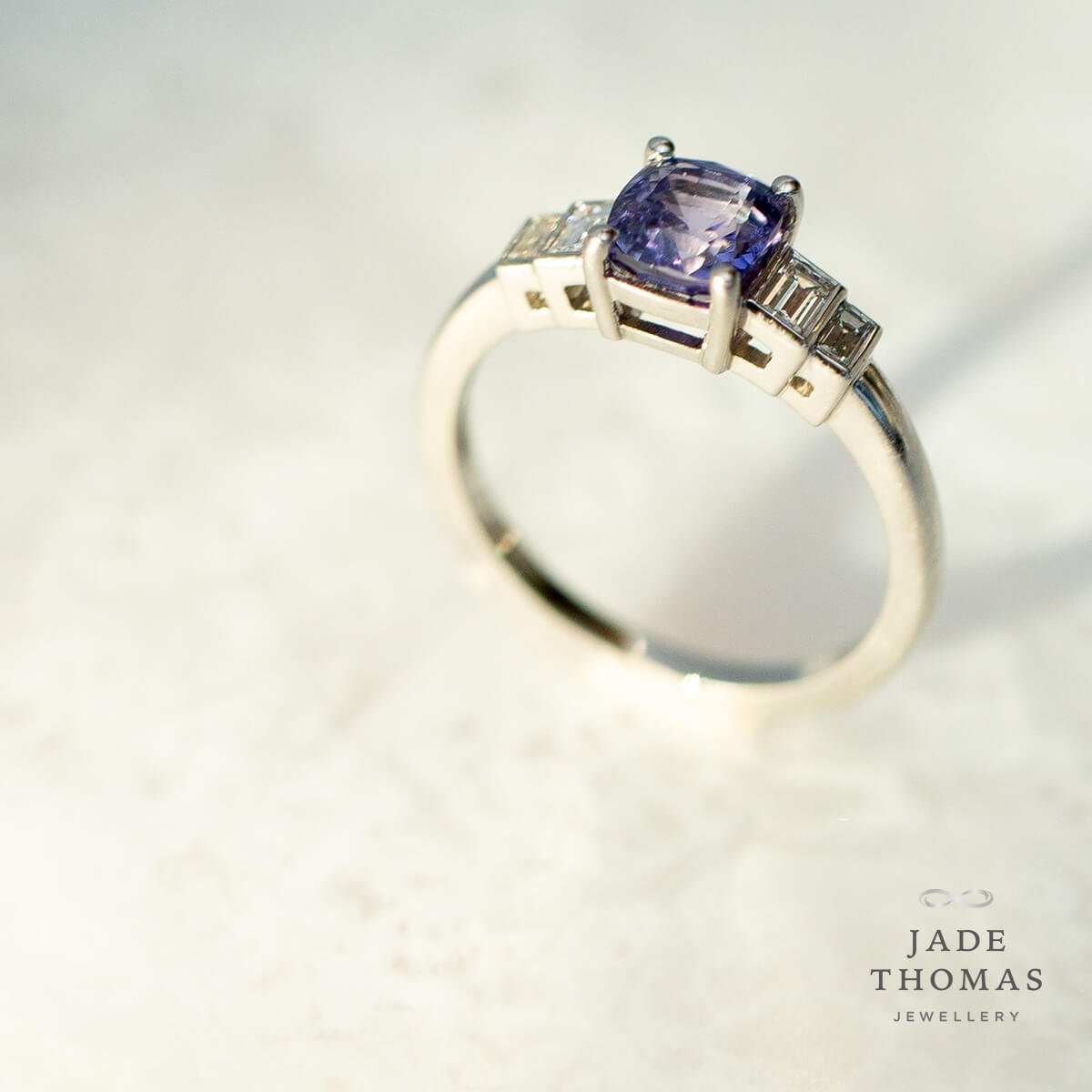 Colour Change Sapphire Ring