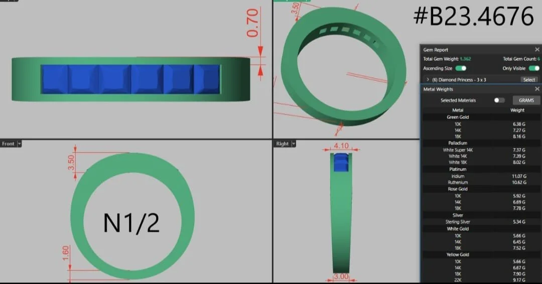 CAD ring design