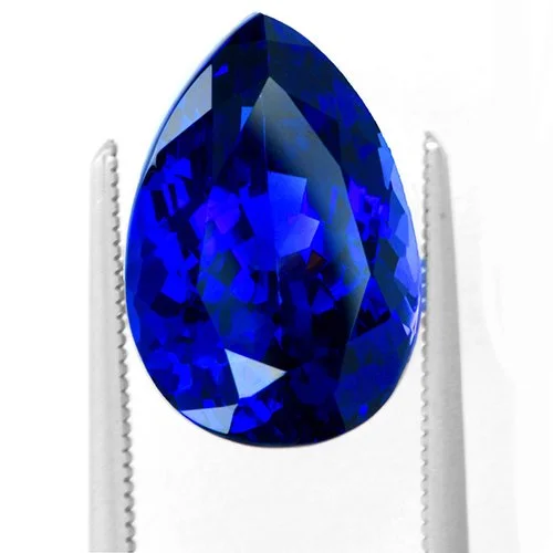 the polished tanzanite