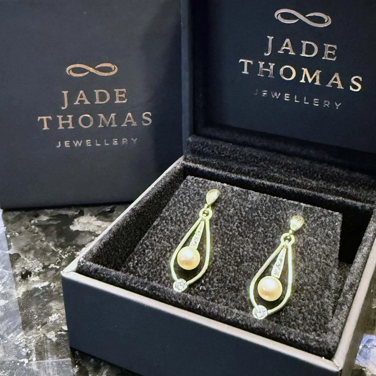 the recreated earrings
