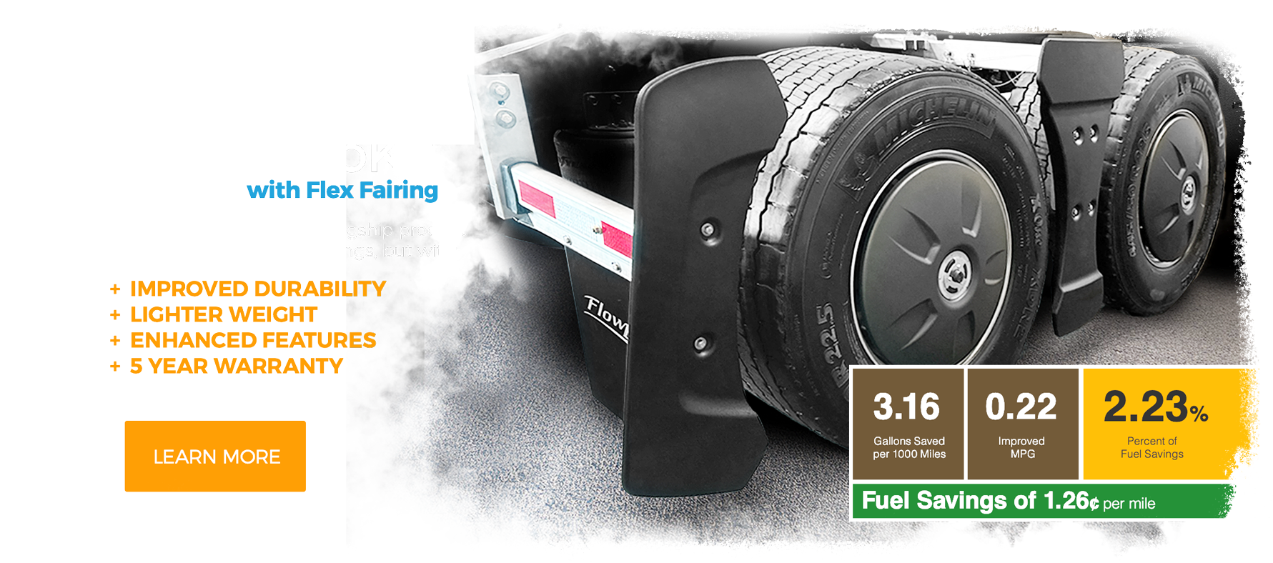 FlowBelow Tractor AeroKit wit Flex Fairing