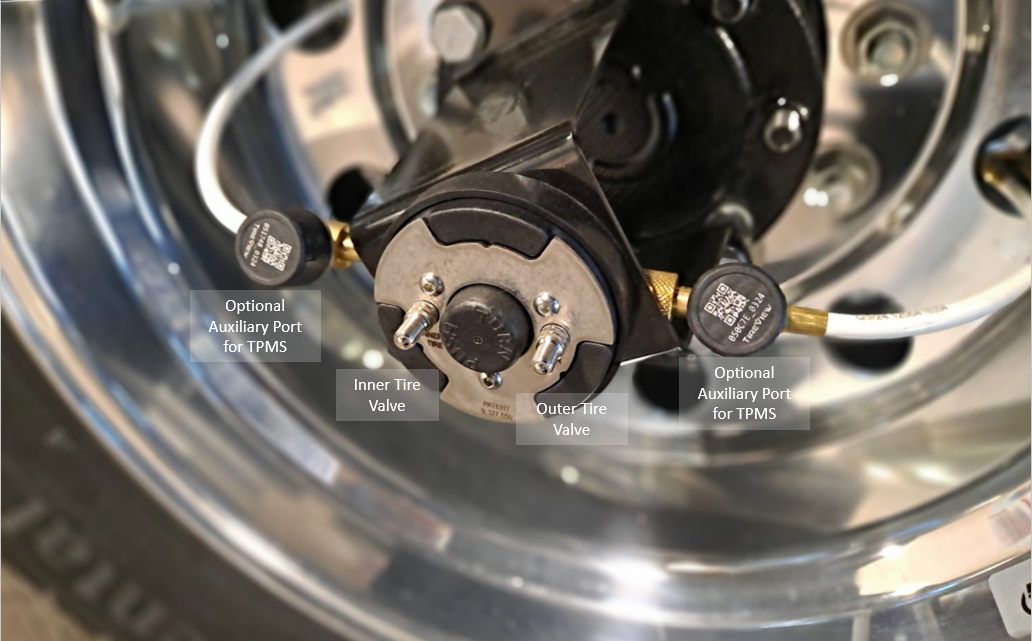 Wheel Cover with Easy Air Access Latch Image