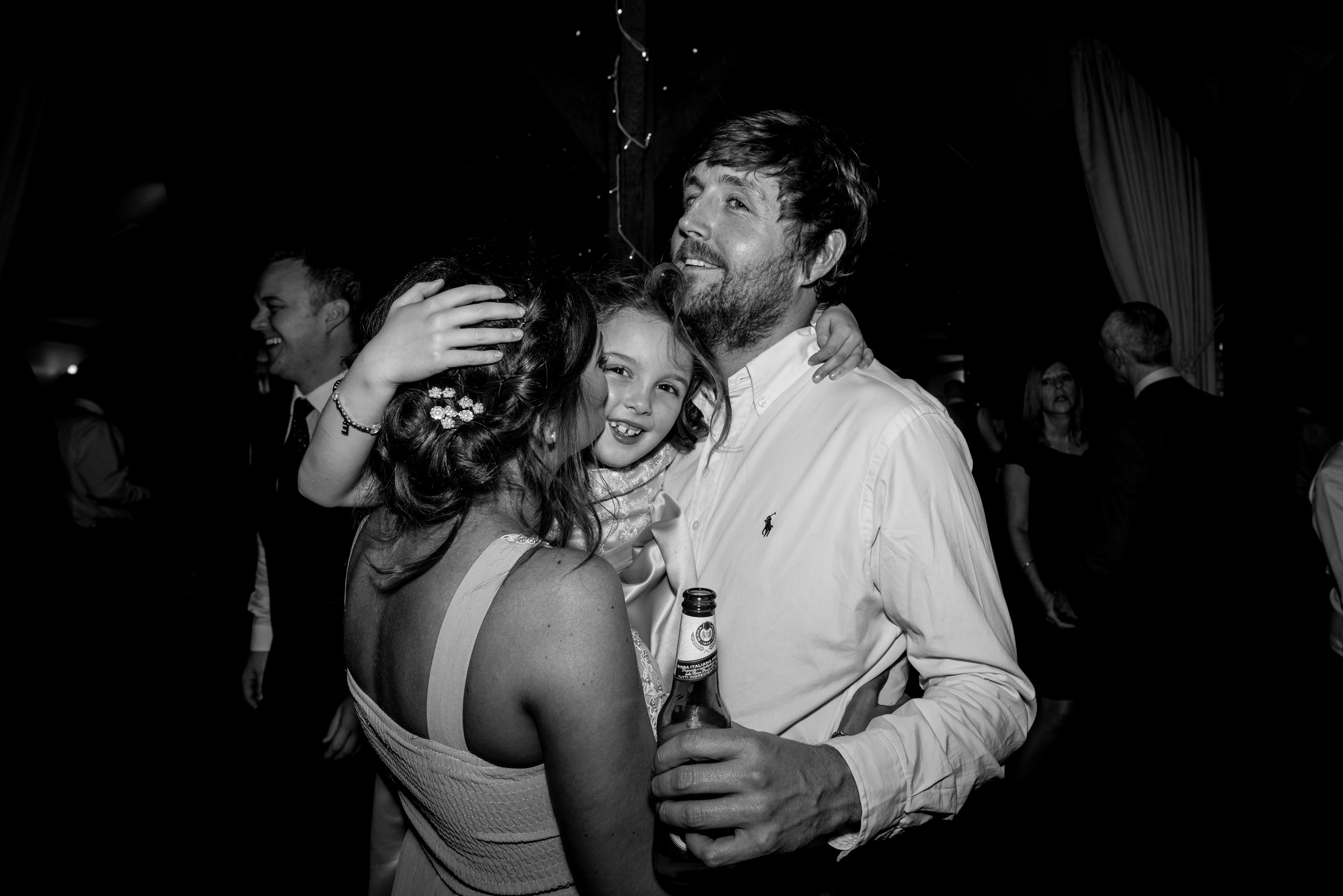 Evening reception wedding photography