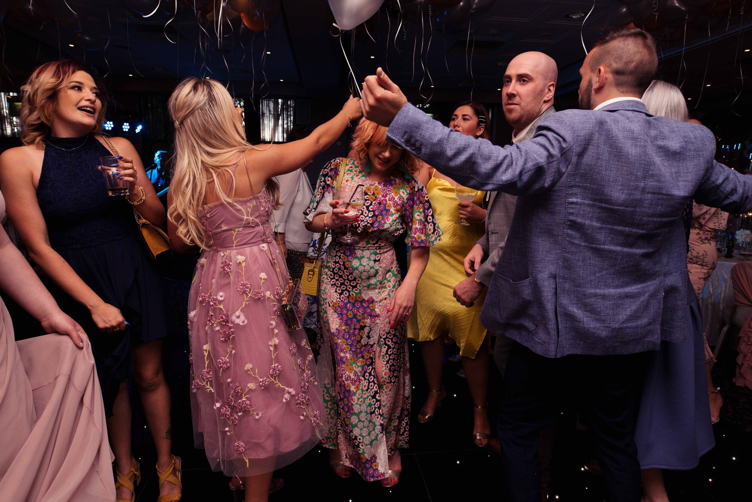 Guests go wild on the dance floor