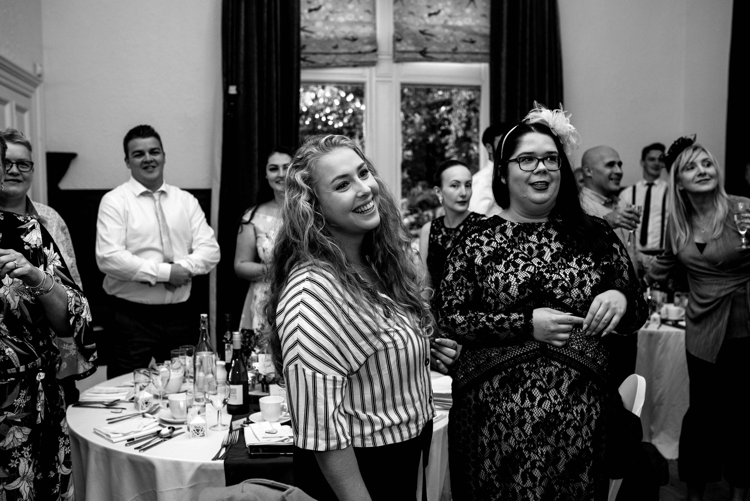 Guest smile at the start of the speeches