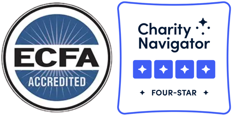 MANNA Worldwide charity accreditation badges