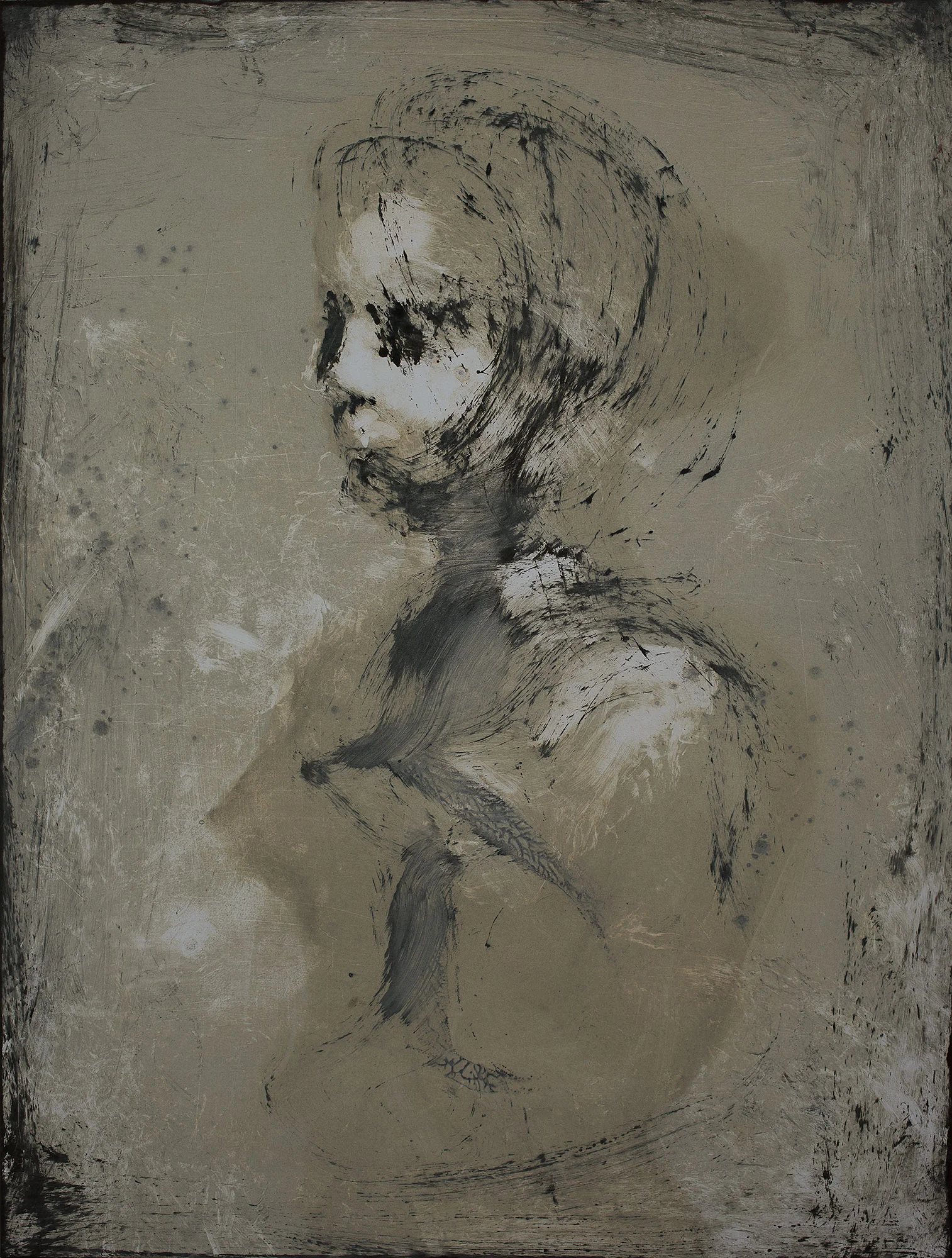 Monotype Image size 31.5 x 23.75 in. Paper size 41.5 x 30