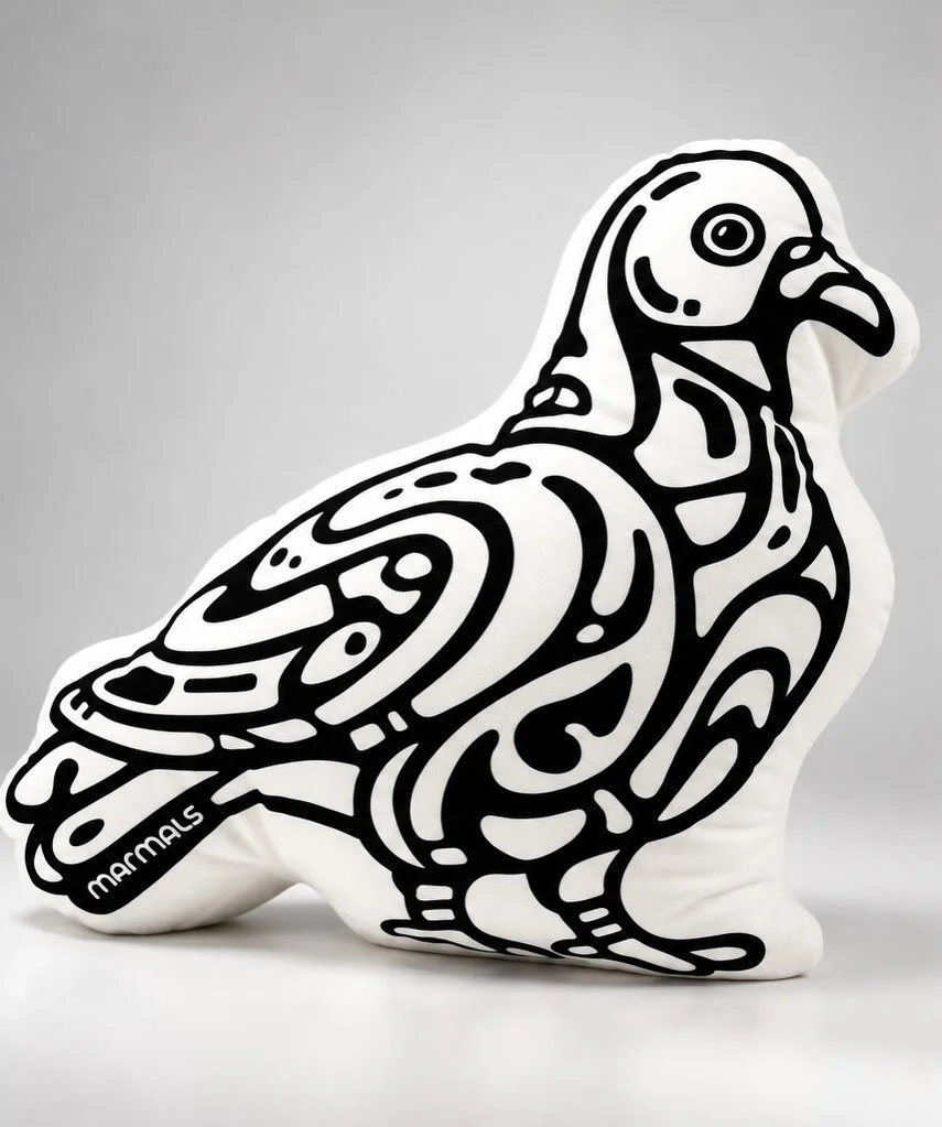 Meet the Pigeon Pillow. My latest addition to Marmals lineup, making its debut at NYCC!

It&rsquo;s soft. It&rsquo;s cuddly. And unlike most pillows, you&rsquo;re encouraged to draw on it. 

Color it, customize it, make it all yours. When you&rsquo;r