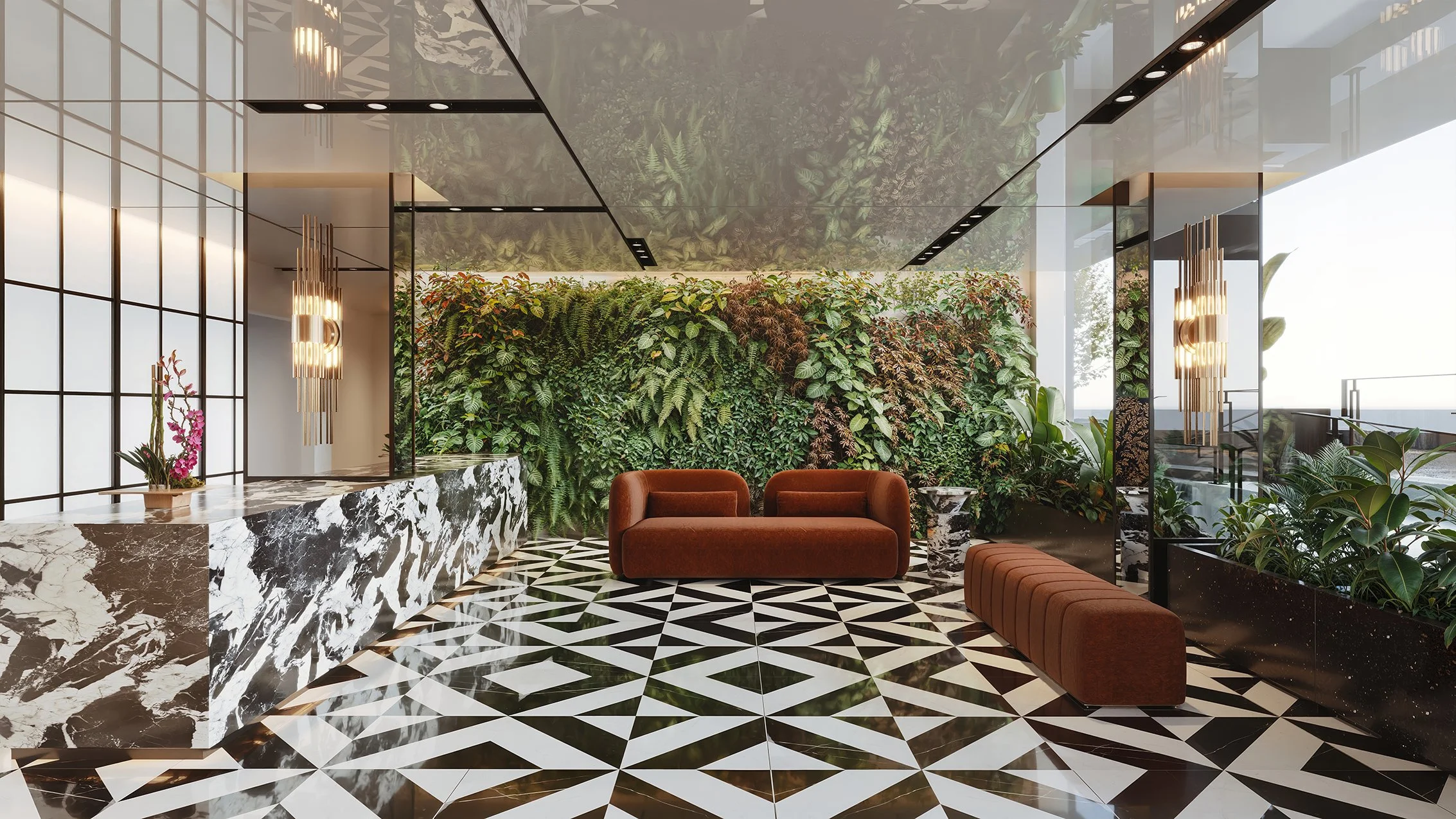 9 - ALTERNATE LOBBY DESIGN