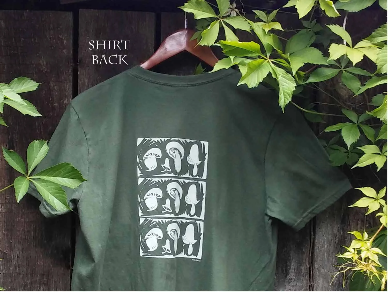 "Forage On" - Green, Gildan Softstyle fitted Tshirt