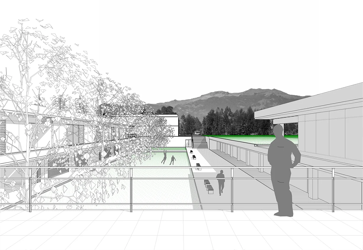 VISTA GENERAL · ANTEPROYECTO FACULTAD DE ARTES