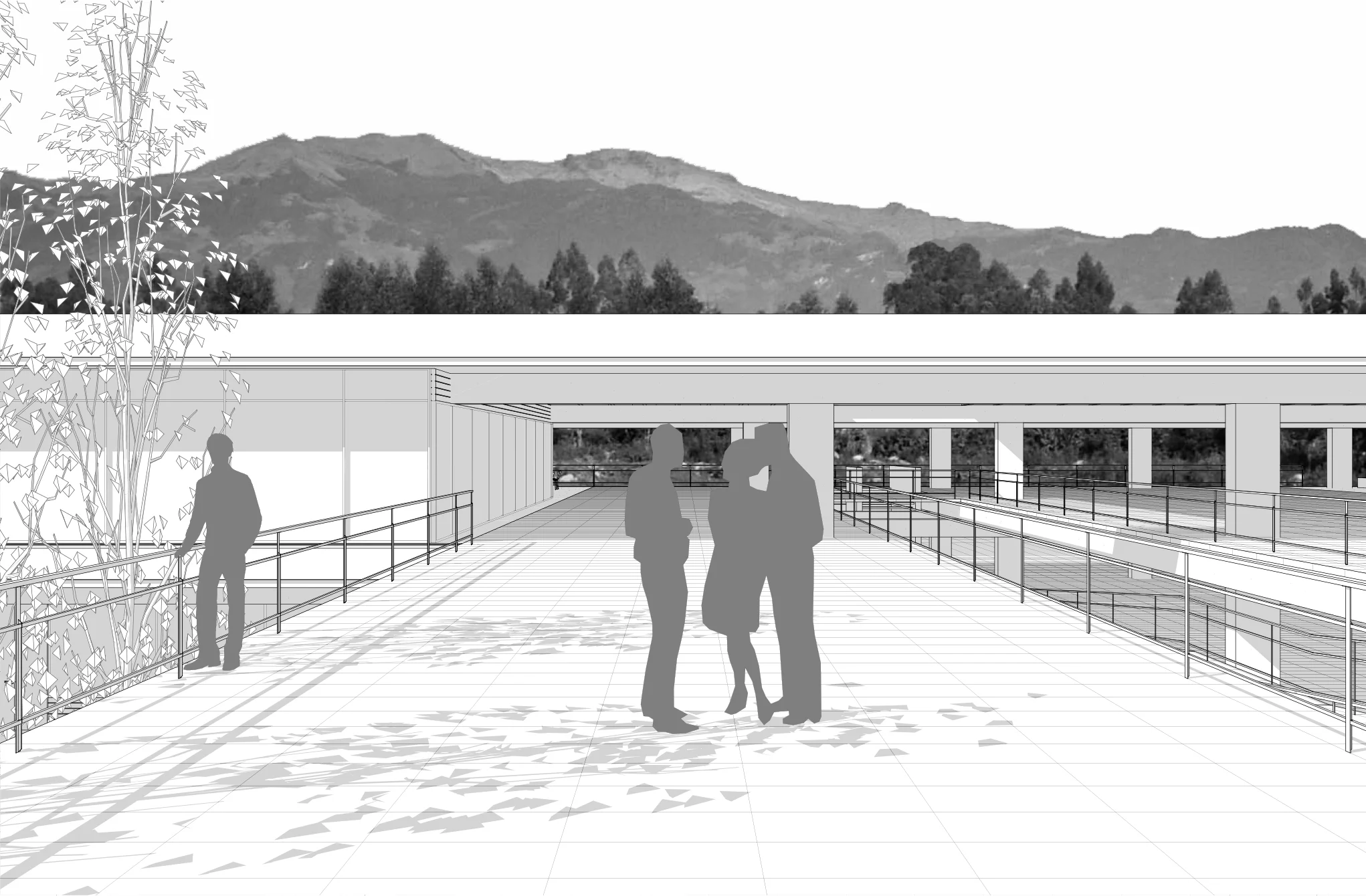 VISTA GENERAL · ANTEPROYECTO FACULTAD DE ARTES