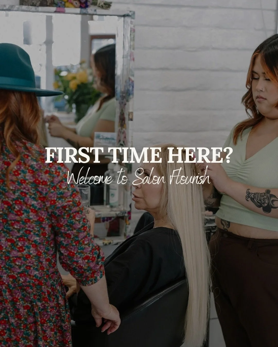 First time at Salon Flourish?

Here&rsquo;s what you can expect:

From booking to final blow-dry, every step of your appointment is intentionally designed around you - your lifestyle, your goals, your comfort.

We believe luxury is in the details.
An