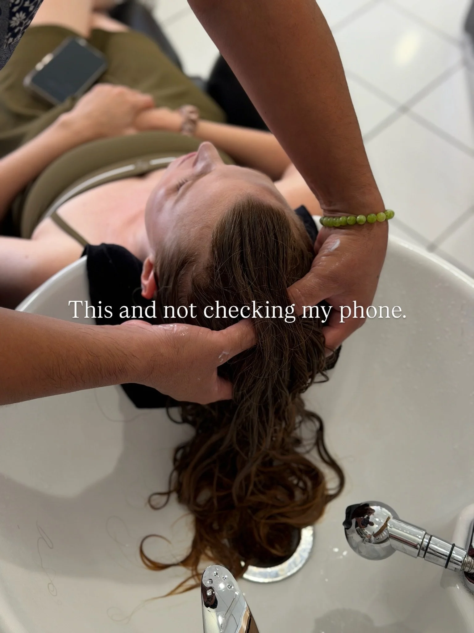 Sometimes it&rsquo;s not just about the hair.

It&rsquo;s the pause. 

The quiet.

The reset. 

Send this to someone who needs one of our infamous Salon Flourish head massages right about now. 

#salonflourish #manhattanbeachsalon