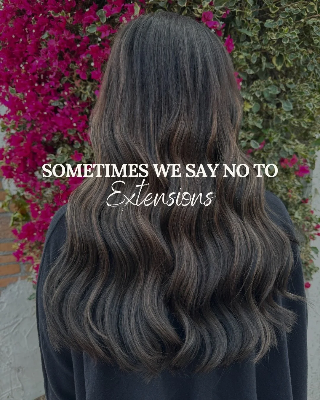 At Salon Flourish, we don&rsquo;t believe in one-size-fits-all extensions.

Just because a method is trending doesn&rsquo;t mean it&rsquo;s the right fit for every person sitting in the chair.

Sometimes the best thing we can do is slow down, protect