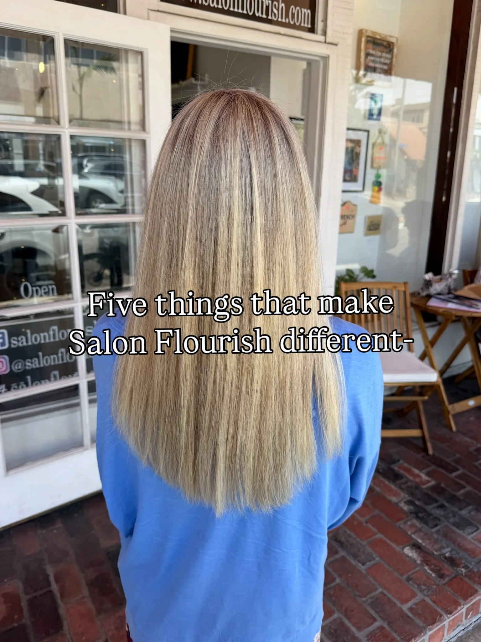 Come experience the difference at Salon Flourish in North Manhattan Beach ✨