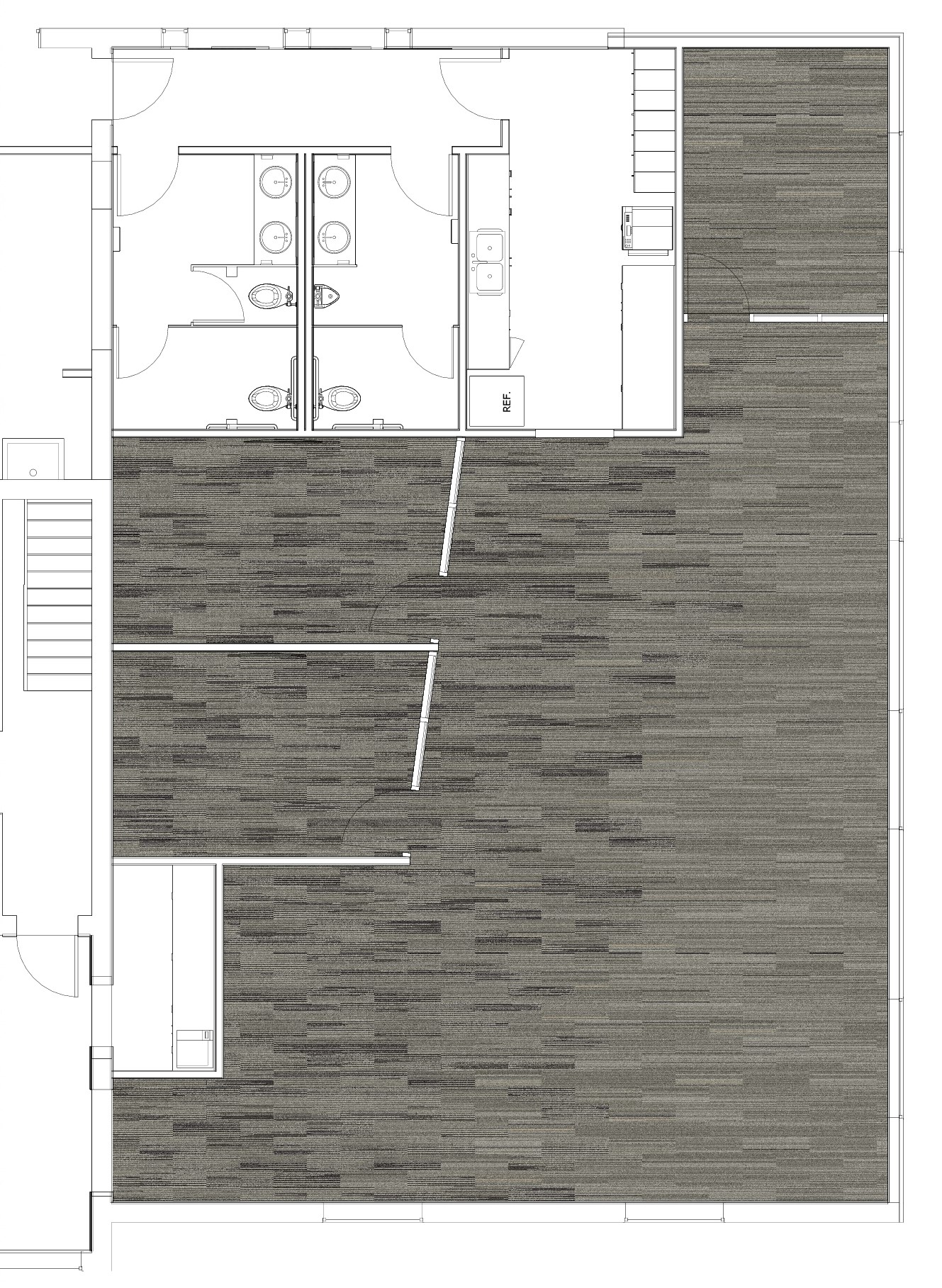Rinehart Realty - Custom Carpet Fade Pattern