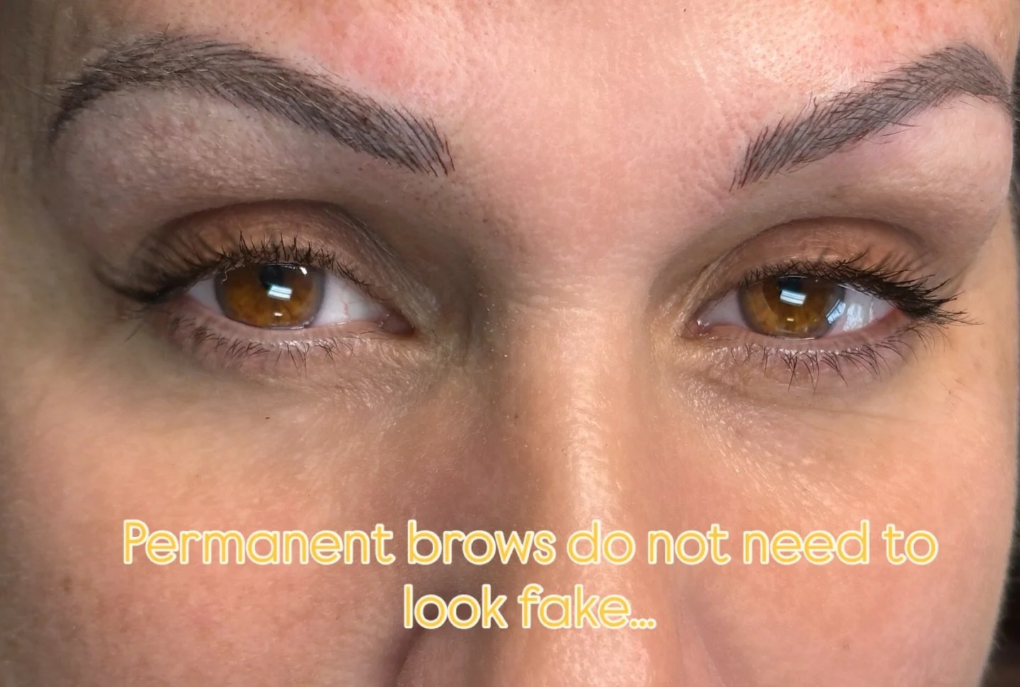 Your brows do not need to look #fake or #unnatural 🩷when they are completed at our studio we listen to everything you request and do our best to give you exactly that 🥰 #bestofnj #bestofnjbeauty #permanentmakeup #permanent_makeup #howtodobrows #exp