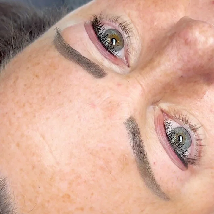#unfiltered #permanenteyeliner and #healedbrows &hellip; by Diane Mills 🖤🩶🖤 #explorepage✨ #wakeupandmakeup