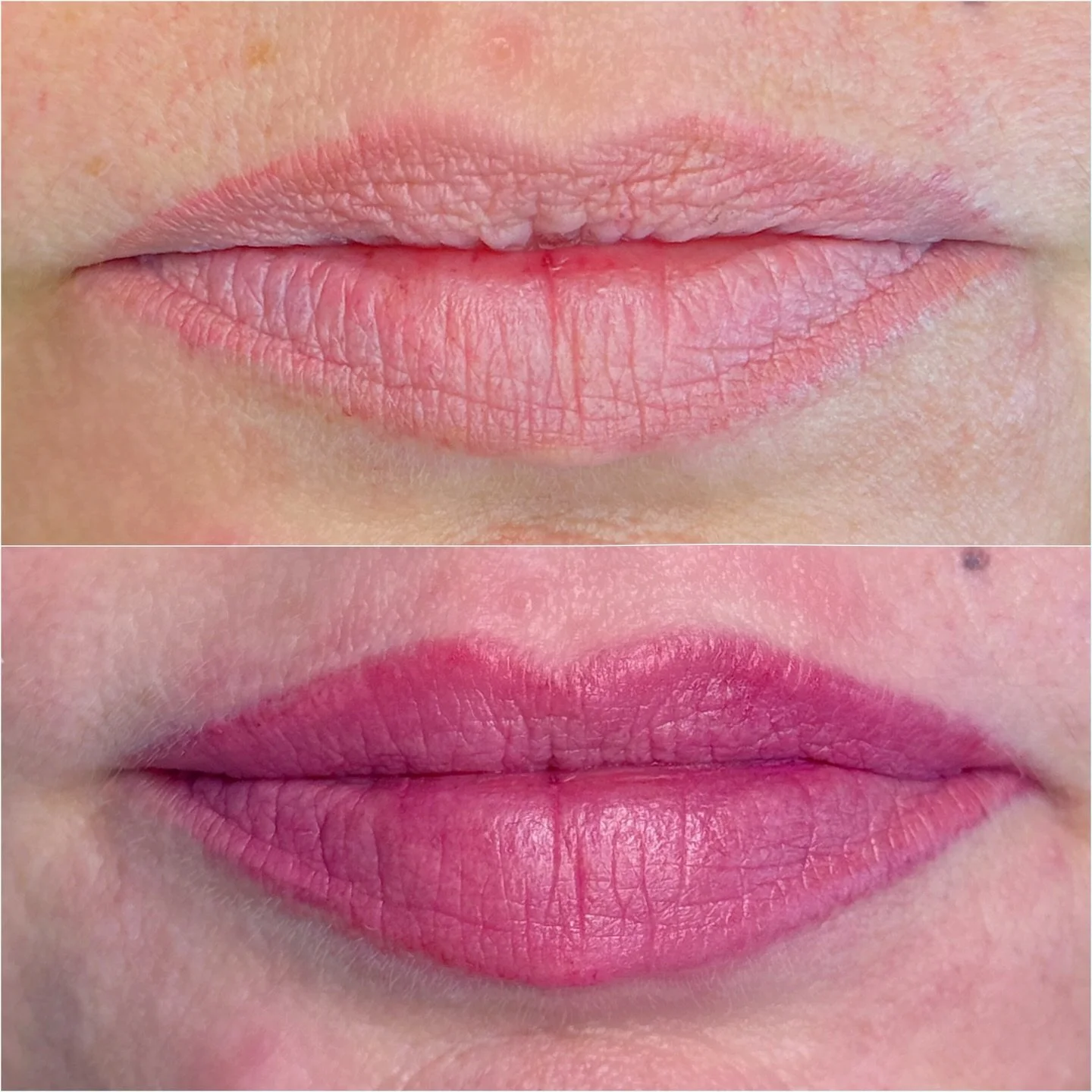 Raspberry lips 👄in case you missed the last post&hellip;my favorite of the week 😍 @colorista_jill @salon_jovaie.nj  #explorepage #lipblush #easymakeup