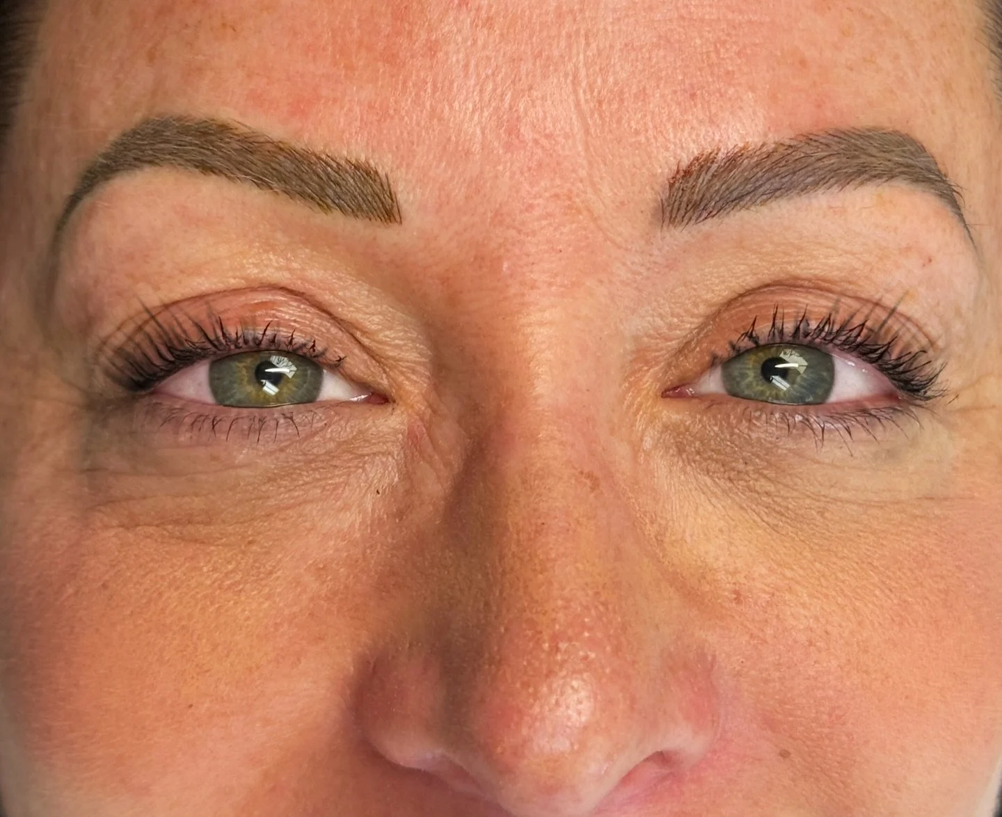 Very little brow hair&hellip;#justme doing my thing 😍 #microblading by Diane Mills #explorepage