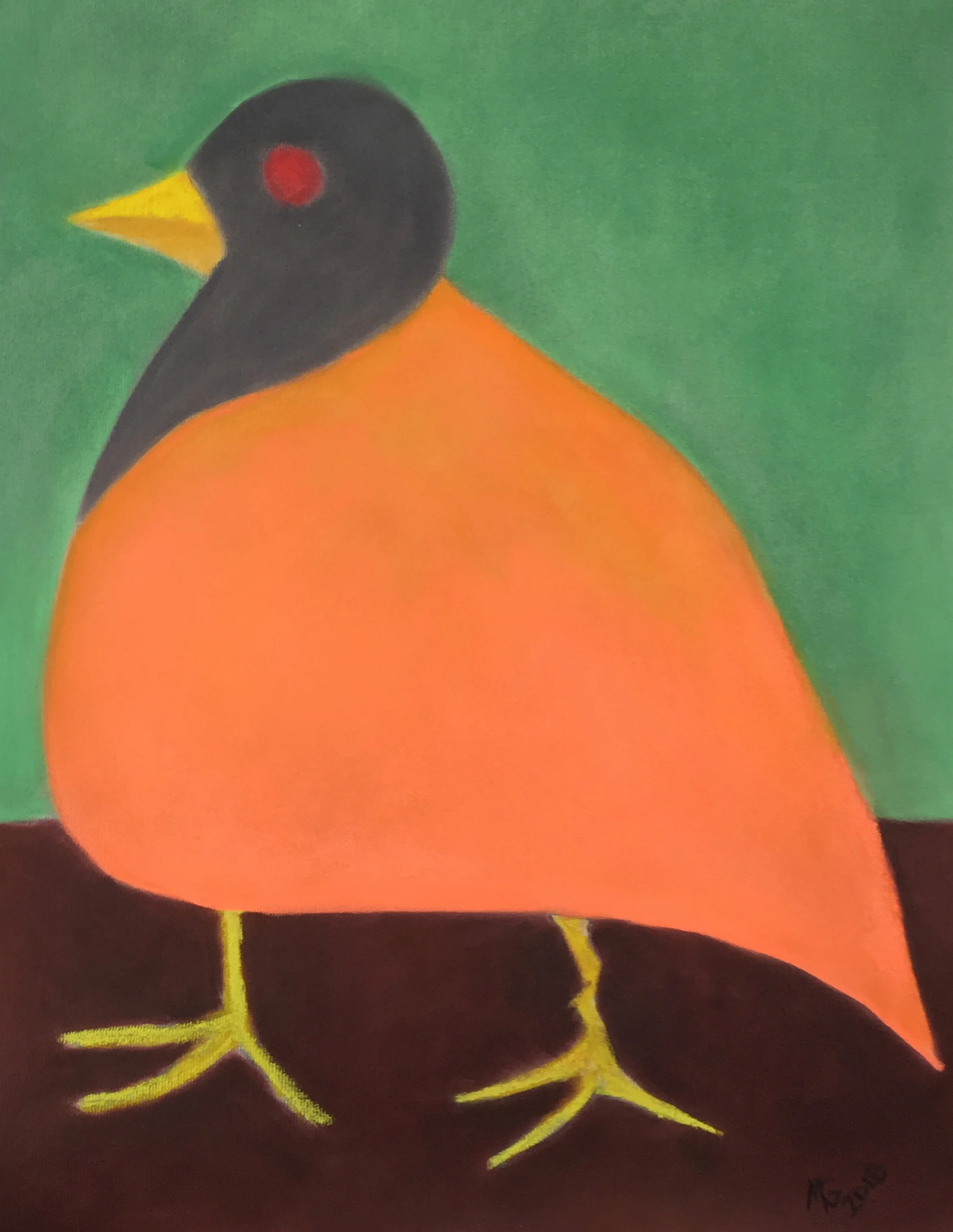 Tree Bird - Orange