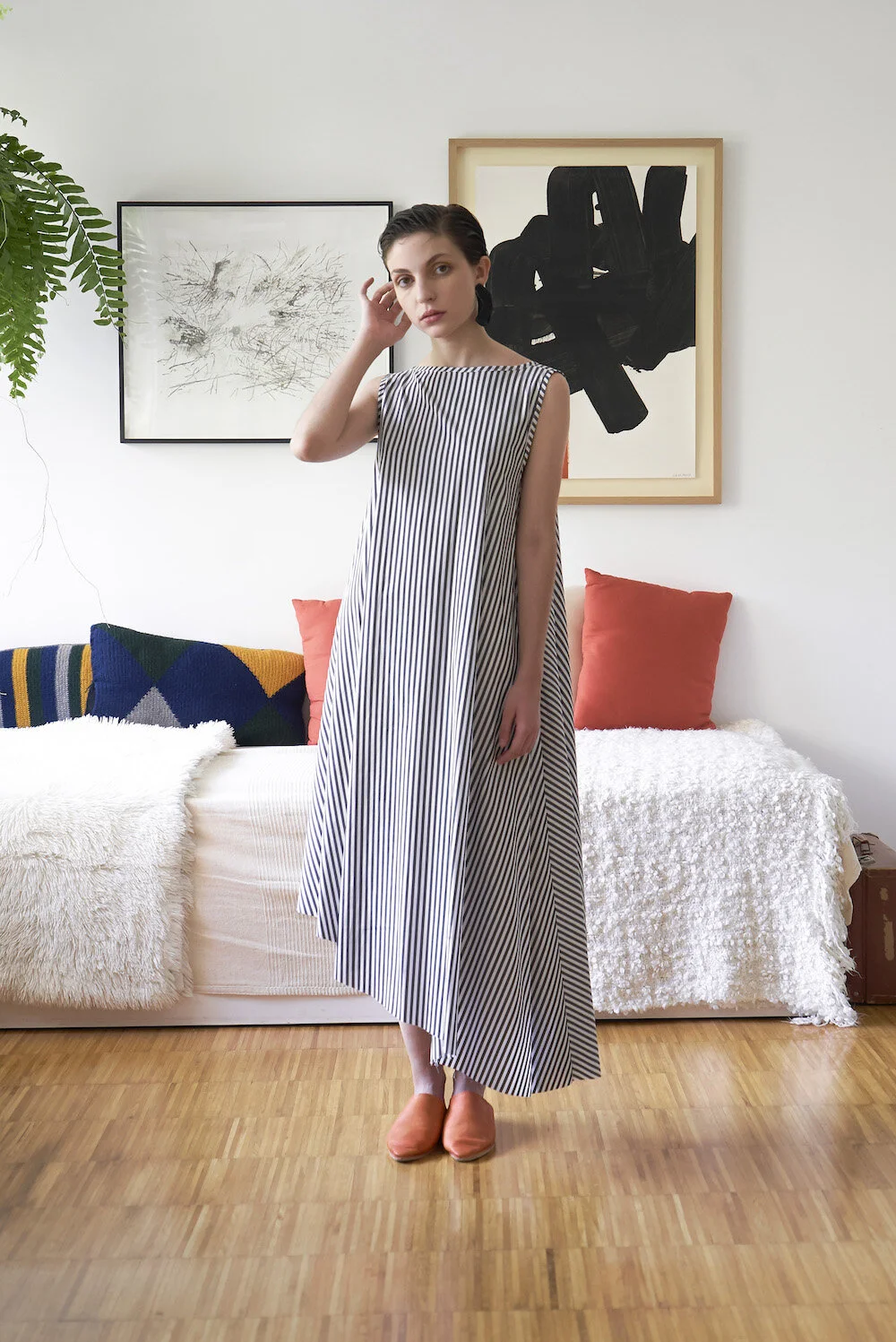 cotton asymmetric dress 02.09