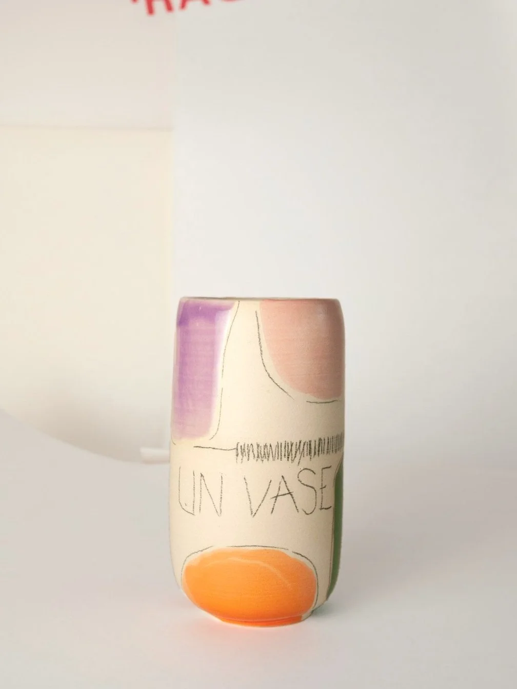 clay vase "UN VASE" serie 01.42 SOLD