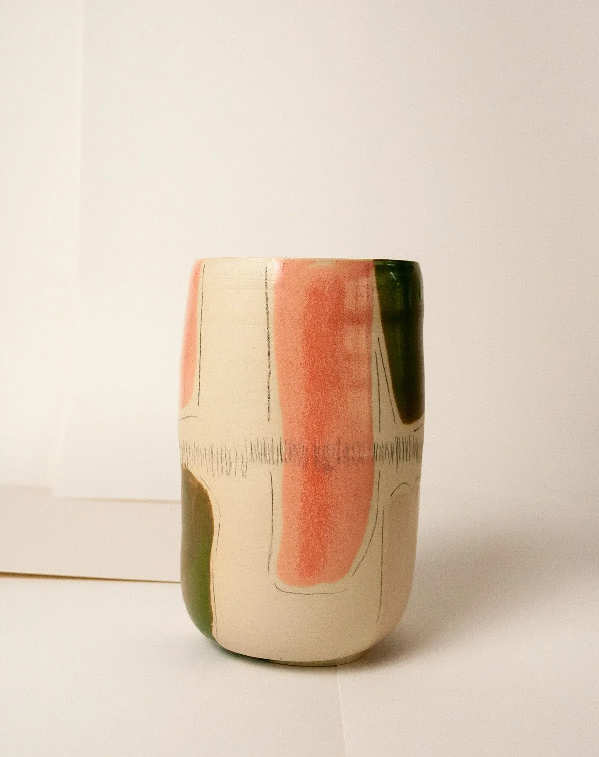 clay vase "UN VASE" no name SOLD