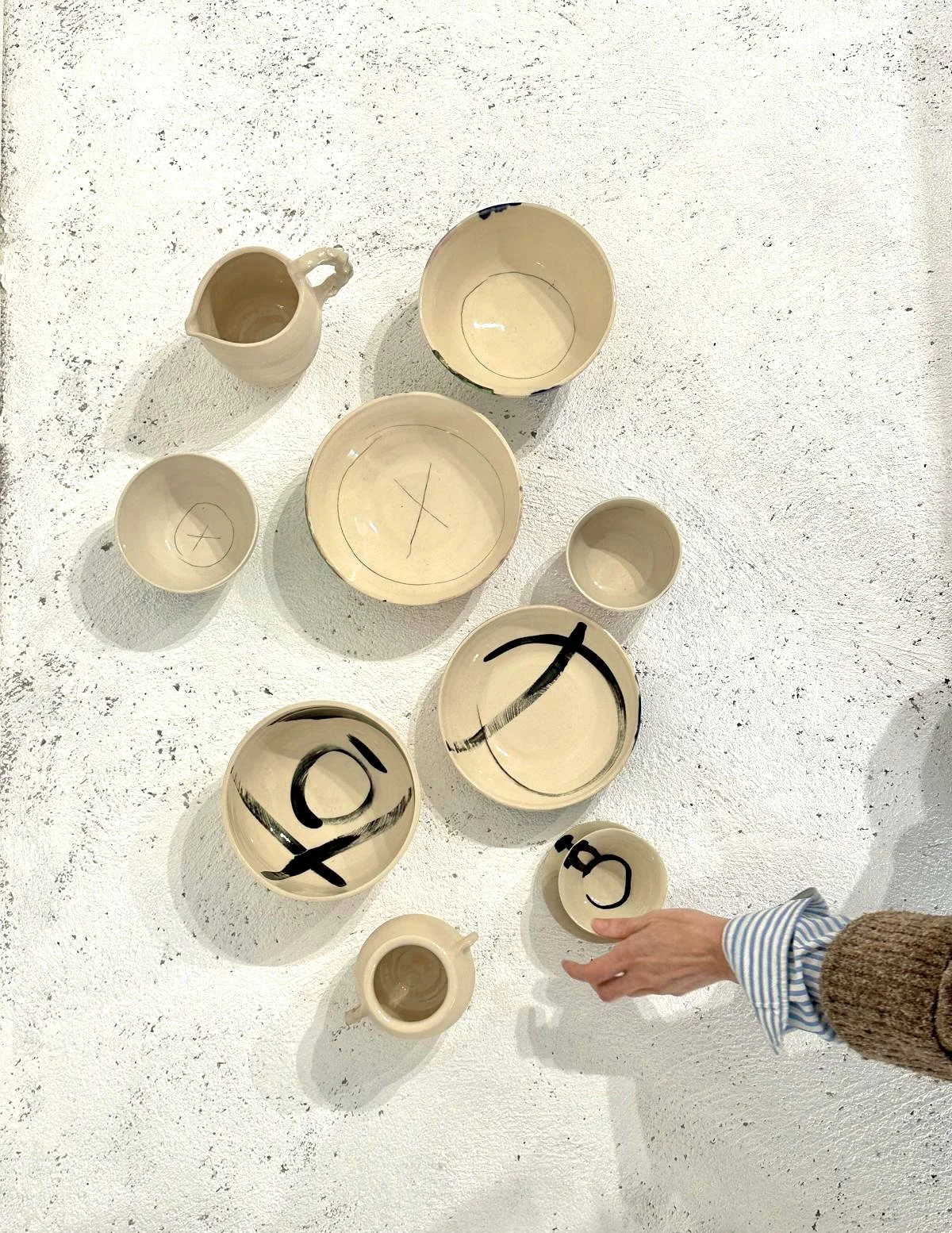 Carole Touati ceramic pieces for Reconsider