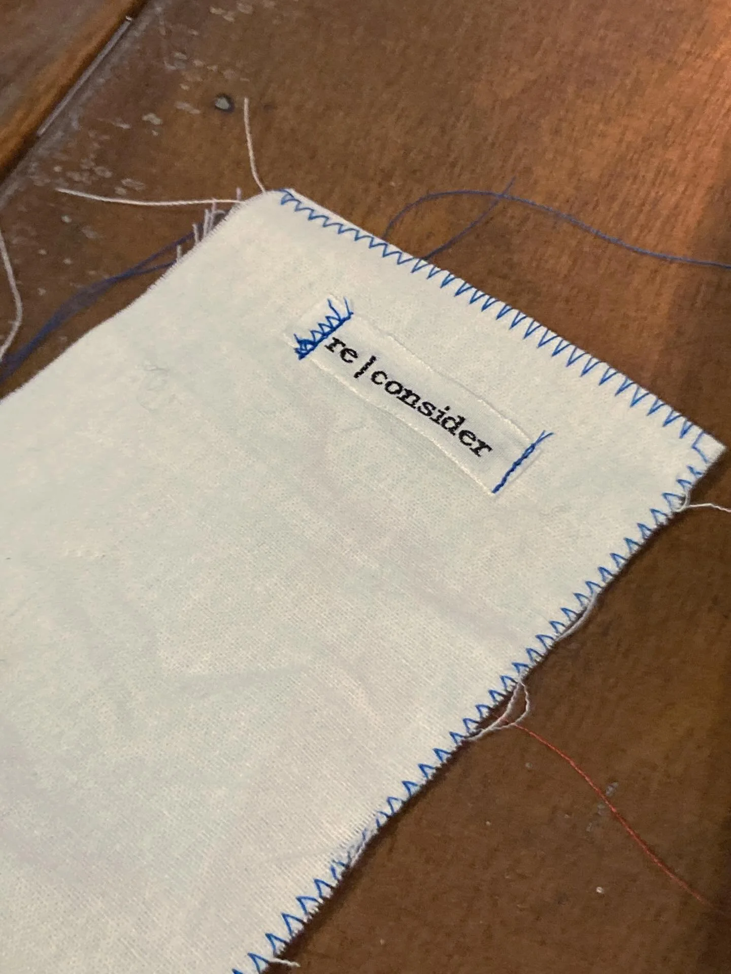 Currently working on new upcycled pieces for spring summer 26 🧵