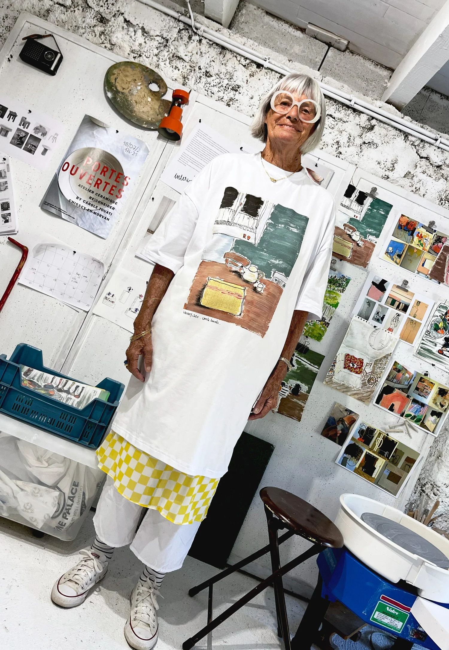 Printed T-shirt dress NIGHT TEA. SOLD.